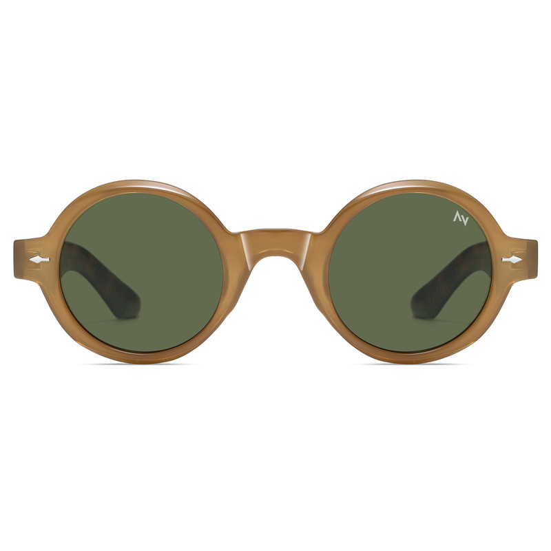 عینک آفتابی گرد آلبرت وگ مدل S-31108-C3 Acetate Avantgarde Visionary