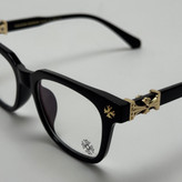 عینک بلوکات کروم هارتز مشکی طلایی Chrome Hearts 2273 با پک کامل کروم هارتز - کیفیت مستر