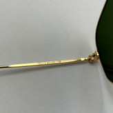 عینک ریبن هگزونال شیشه سنگ سیز فریم طلایی به همراه پک کامل ریبن کد Rayban RB 3548