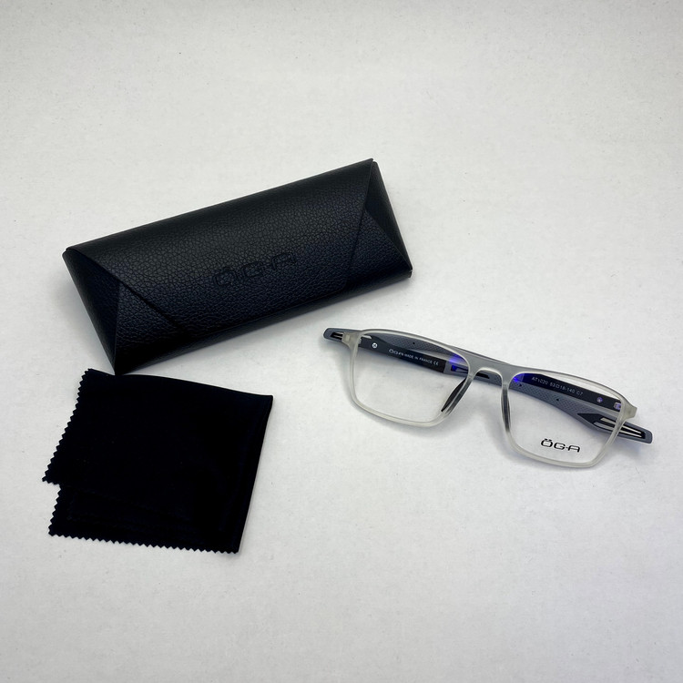 فریم طبی TR اوگا OGA ساخت فرانسه فوق سبک فقط 16 گرم طوسی