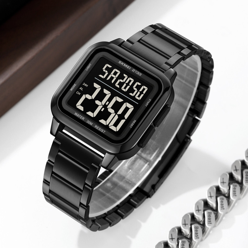 ساعت مچی دیجیتال مردانه اسکمی مدل 2133-black-1