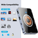 هاب داک استیشن 10پورت مدل multi port wireless charger-10port