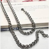 گردنبند مردانه طرح کارتیه Cartier جنس استیل عیار 316 رنگ کاملا ثابت کد ztk (پس کرایه)