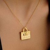 گردنبند و پلاک آویز استیل عیار316 طرح lv -dior - chanel بازشو و پلاک قابل هک رنگ ثابت کد mp