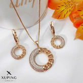 نیم ست آبکاری طلا ضد حساسیت ژوپینگ 1053