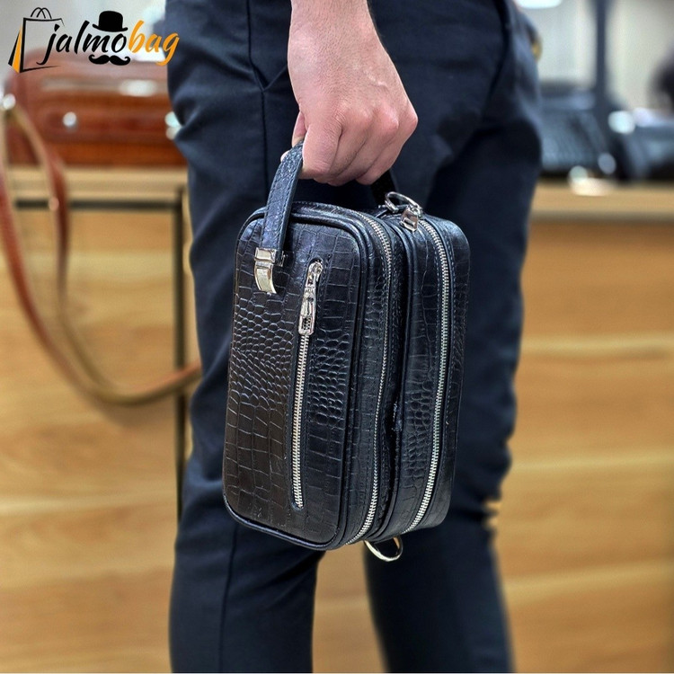 کیف دستی دوشی (شوزبگ) چرم طبیعی کد 3240