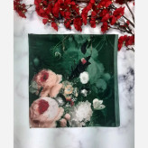 روسری نخ کاستوم طرح صبا قواره بزرگ 140x140 دور دوخت
