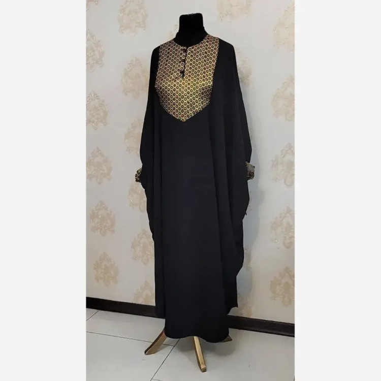 عبا طرح شیدا جنس ابروبادی و خرجکار تافته هندی سایز فری سایز 38 تا 60 رنگ بندی متنوع