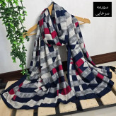 شال نخی ژاکارد مدل کیانا ابعاد 70 در 190 سانتیمتر