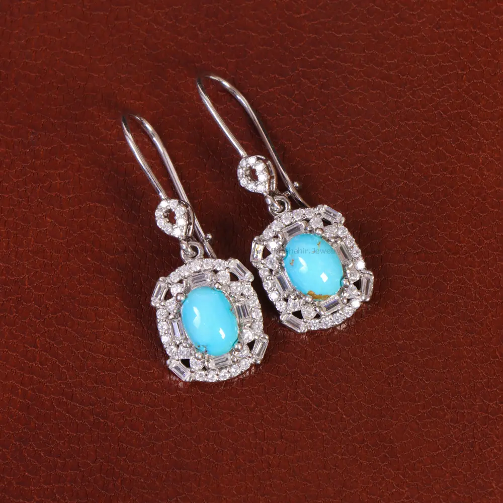 گوشواره فیروزه زنانه کد 34335