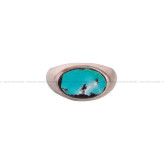 انگشتر فیروزه شجری مردانه کد 2917