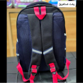 کوله پشتی مدرسه پسرانه مقطع ابتدایی سه خانه ضدتعریق طرح عکسدار