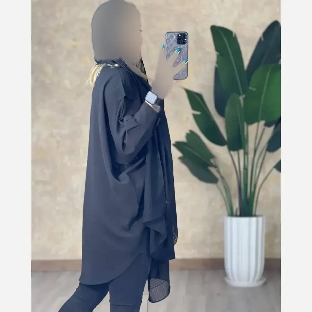 پانچ زنانه داکرون مشکی فری سایز 36 تا 46 (3)