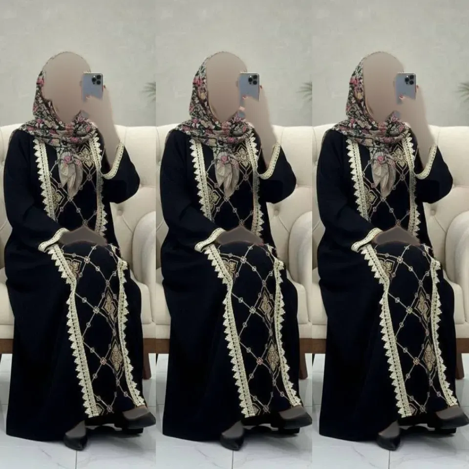 ماکسی زنانه مدل پریا جنس الیزه درجه یک رنگ مشکی فری سایز