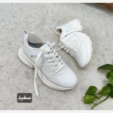 کتونی لژدار طبی زنانه مدل بایتجی با رویه چرم صنعتی و زیره PU