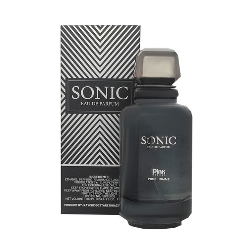 ادوپرفیوم مردانه پینک ویژوآل مدل Sonic با رایحه شیرین حجم 100 میلی لیتر