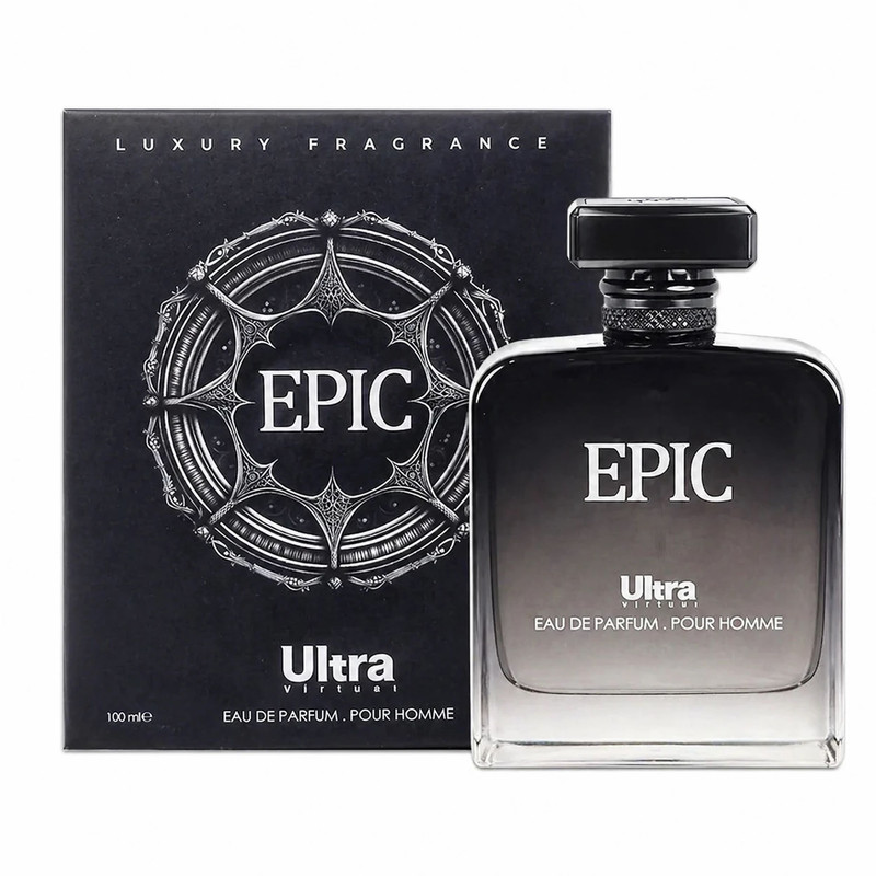 ادو پرفیوم مردانه اولترا ویرچوآل مدل Epic با رایحه گرم حجم 100 میلی لیتر