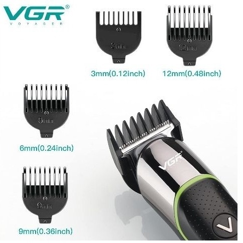 ماشین اصلاح موی سر و صورت و ریش تراش وی جی آر خط زن شارژی V-191 ورژن جدید 191 ( گناوه مارکت )