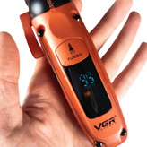 ماشین اصلاح حجم زن سر و صورت وی جی آر با تیغه تیتانیوم و نمایشگر LED خط زن مدل V-274 ورژن جدید 274 ( گناوه مارکت )