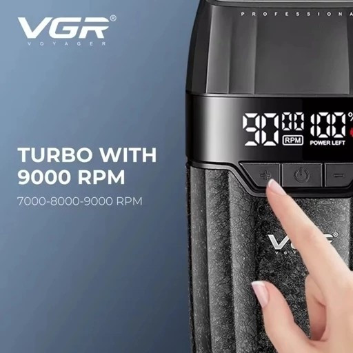 ماشین اصلاح سه کاره حجم زن و خط زن و شیور شارژی سر صورت بدن ریش تراش وی جی آر صفر زن V-640 s3 ورژن جدید ( گناوه مارکت )