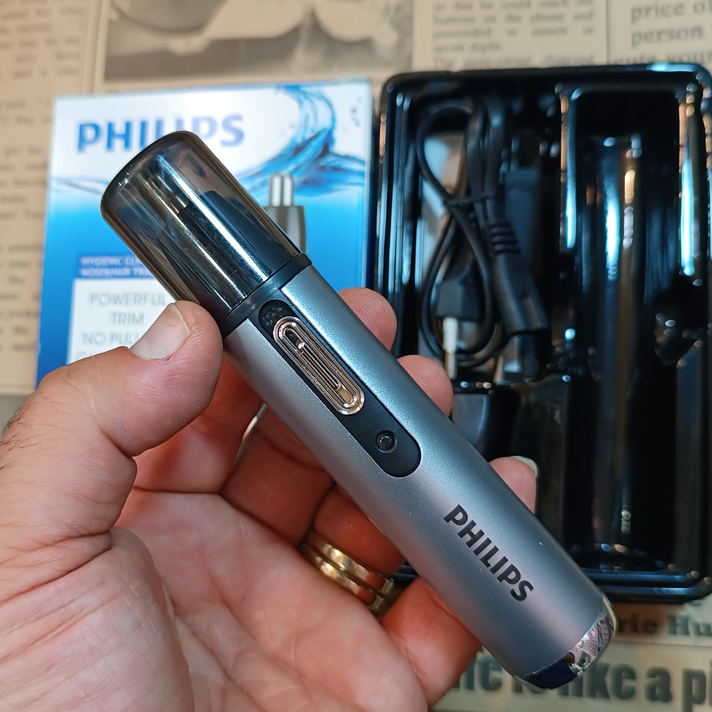 موزن گوش و بینی فیلیپس اصل هلوکرام دار ساخت هلند philips