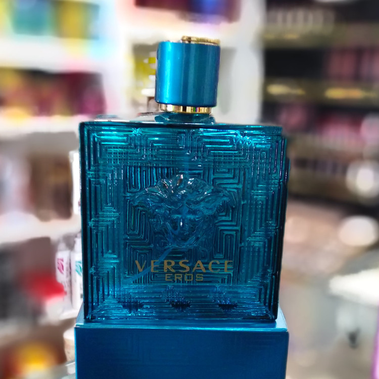 ادکلن ورساچه اروس 100 میل VERSACE EROS عطر ورساچی رایحه مردانه ادوتویلت ورساچه Versace عطر versace erod عطر ورساچه آبی