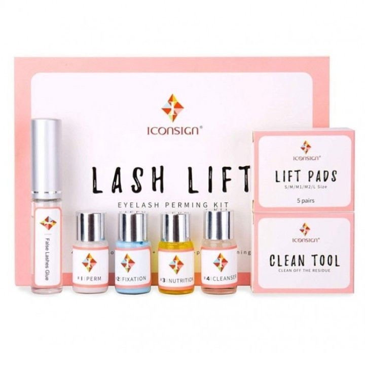 پک لیفت آیکون ساین مدل لش لیفت LASH LIFT مواد لیفت ابرو و لیفت مژه لشلیفت Lash lift انواع براش لیفت مای لمینیشن موجوده