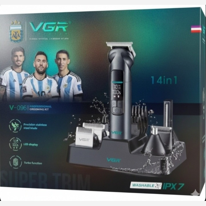 ست ماشین اصلاح وی جی آر مدل V-096 ضد آب