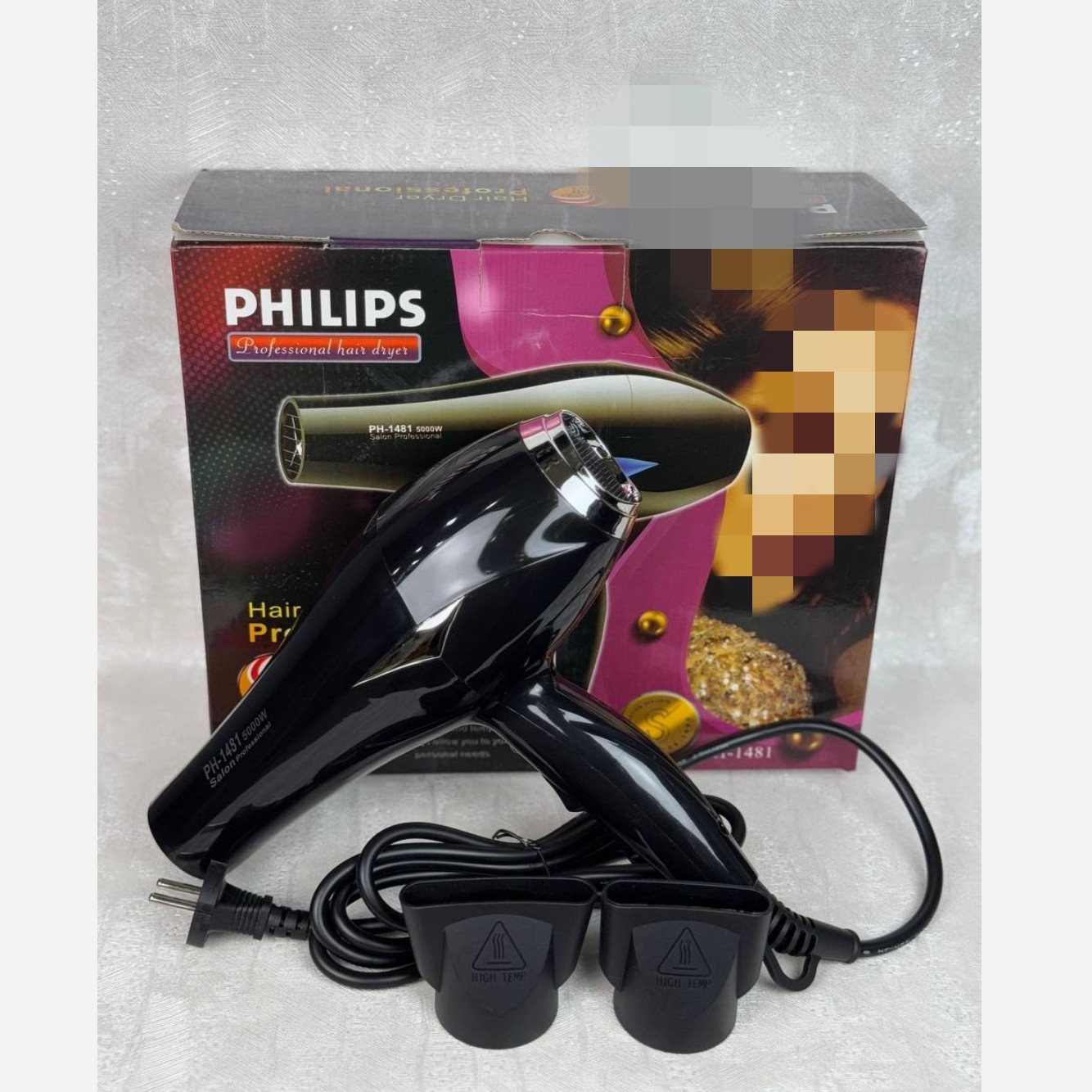سشوار فیلیپس مدل PH-1481 با موتور قدرتمند و فناوری یونیک