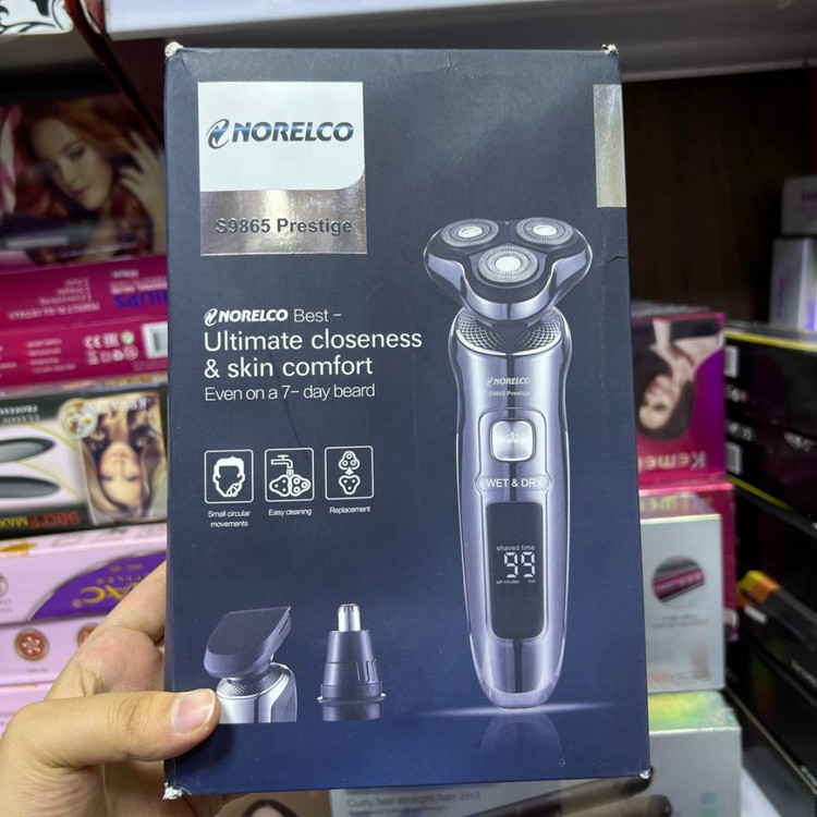 ماشین اصلاح سه کاره نورلکو مدل NORELCO S9865 PRESTIGE اورجینال
