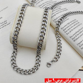 ست گردنبند و دستبند کارتیر تراش ضخیم مردانه
