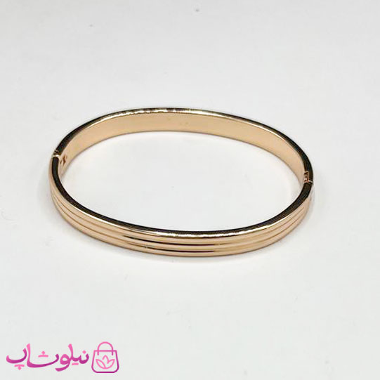 دستبند زنانه ژوپینگ طرحدار طرح طلا + دارای سایزبندی 1، 2، 3 کد 530