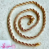 ست زنجیر و دستبند طنابی ژوپینگ 50 سانت عرض 4 میل کد 10991