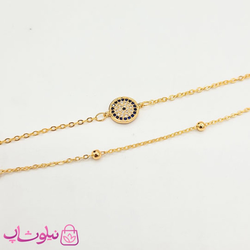 پابند زنانه دولاین YSX با پلاک نگیندار کد 1196