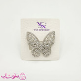 انگشتر دخترانه پروانه YSX نقره ای رنگ کد 2391