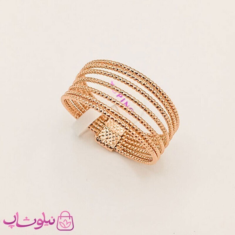 انگشتر زنانه ژوپینگ 7 ردیفه کد 2265 - 8