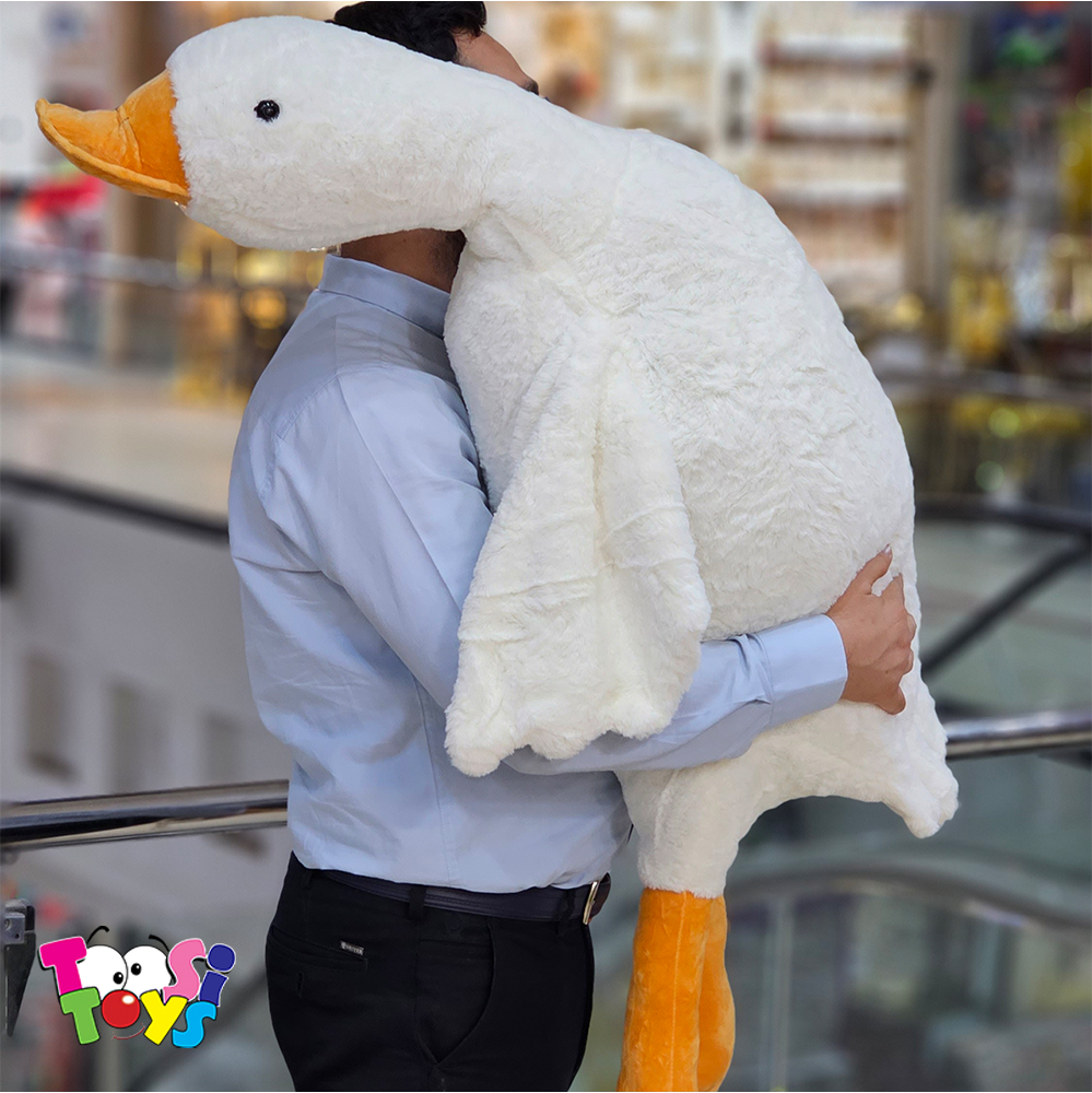 عروسک غاز خوابیده بالشتی