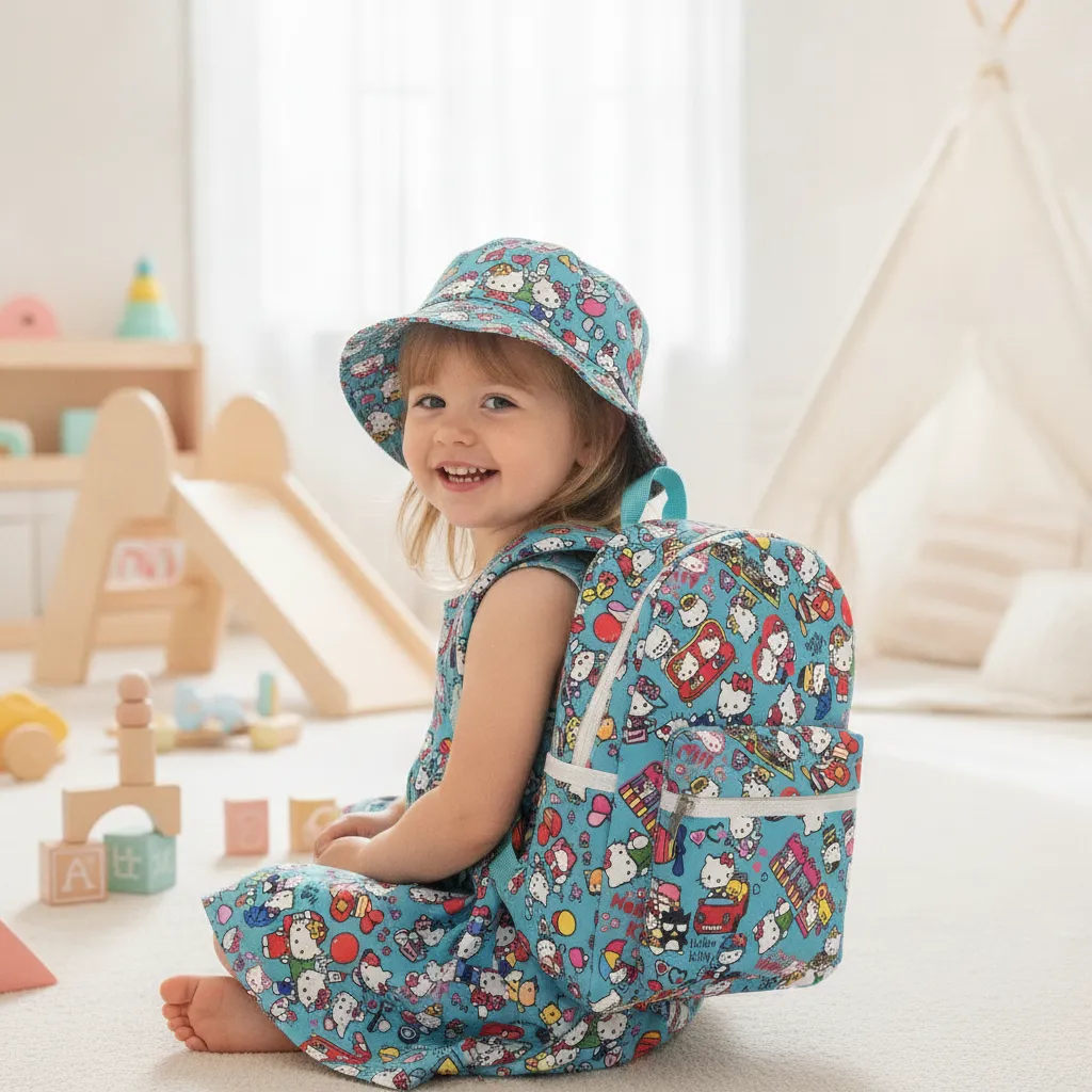 کولهپشتی کودکانه فانتزی چندجیب طرح کارتونی
