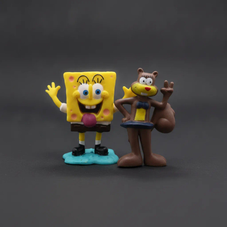 ست مینی فیگور باب اسفنجی و دوستان (SpongeBob) چندتایی کلکسیونی بامزه