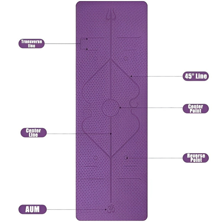 مت یوگا اورجینال 6 میل TPE کاور دار مارک ALEX (ارسال رایگان و خرید قسطی)