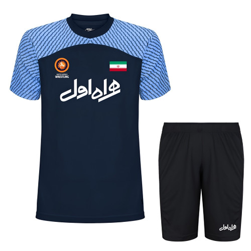 ست تیشرت و شورت کشتی اعلا سایز 2XSتا 2XL