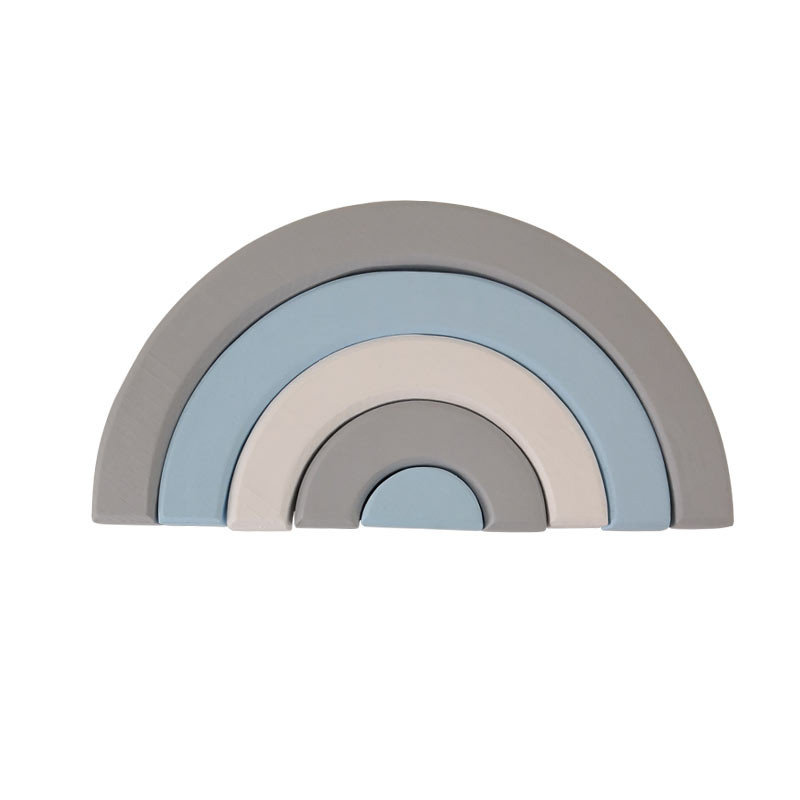 استند رومیزی کودک طرح رنگین کمان 5 رنگ مدل MKT01F-5
