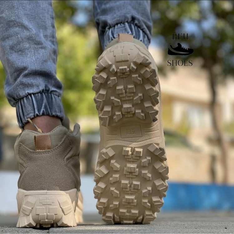 کفش کوهنوردی کرم ( باکیفیت )