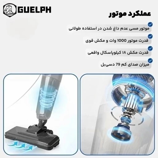 جارو ایستاده تی دار گولف آلمان با هدیه پد حوله ( ارسال رایگان)