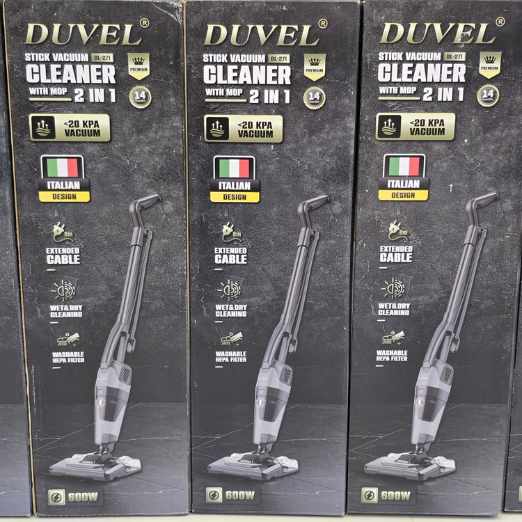 جارو پرتابل 3 کاره DUVEL ایتالیا با هدیه فیلتر هپا و ارسال رایگان