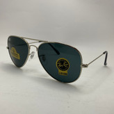عینک آفتابی ریبن خلبانی rayban مشکی نقره ای با پک کامل ریبن