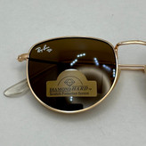 عینک آفتابی ریبن rayban شیشه سنگ قهوه ای طلایی کد rb 3958 - فول پک (ارسال رایگان)