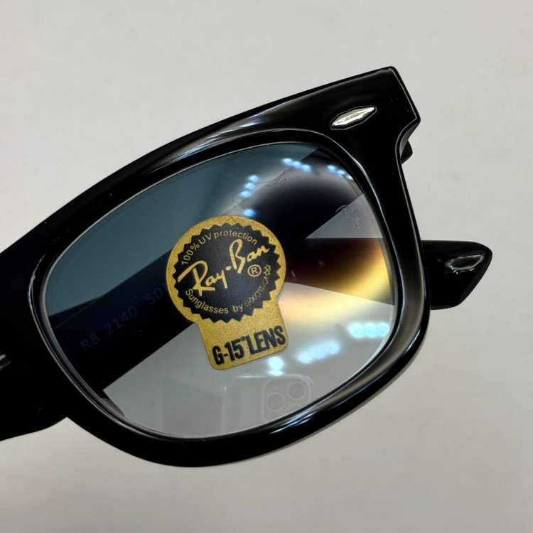 عینک ریبن ویفرر reyban WAYFARER سایز 50 آبی هایلایت به همراه پک کامل و اچار مخصوص عینک RB 2140 (ارسال رایگان)