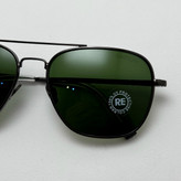 عینک آفتابی خلبانی رندولف شیشه سنگ آنتی رفلکس سبز فریم نوک مدادی فول پک RANDOLPH AVIATOR RE 58 24K (ارسال رایگان)