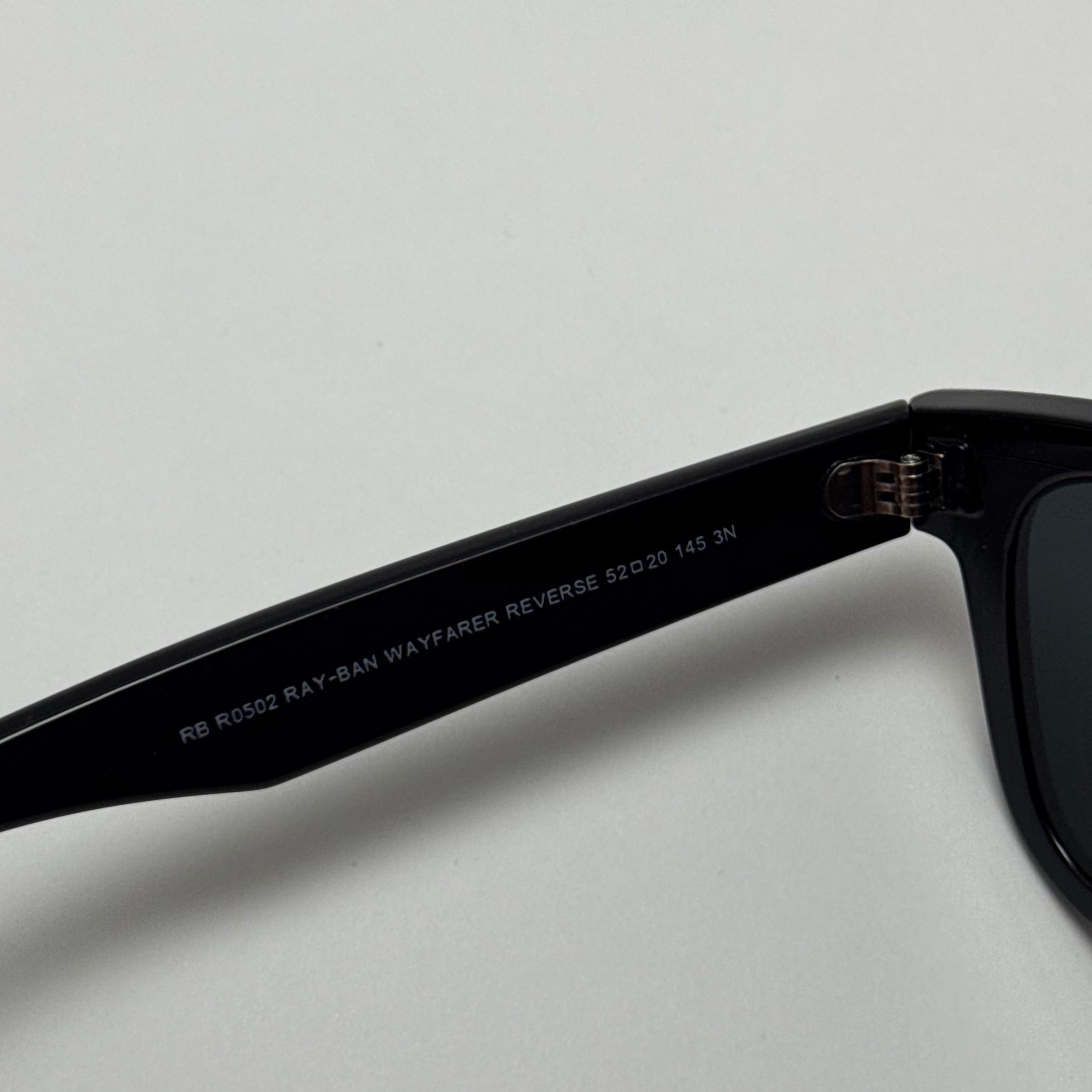 عینک آفتابی ریبن ویفرر شیشه سنگ تمام مشکی به همراه پک کامل ریبن Rayban WAYFARER RB 0502S (ارسال رایگان)